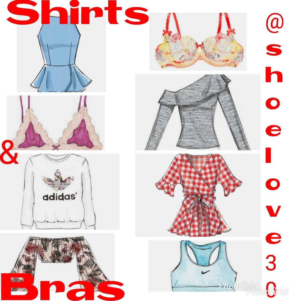 Shirts and bras